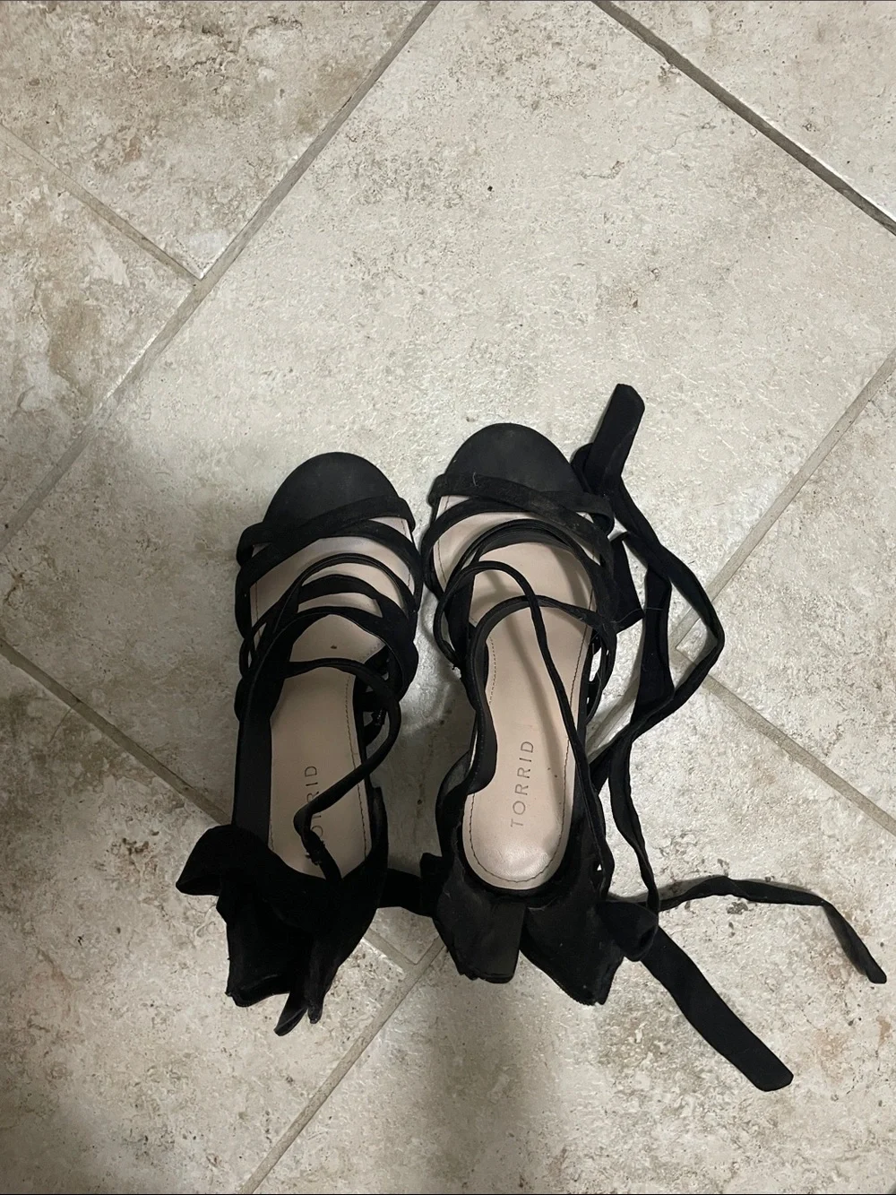 Well-worn women’s heels